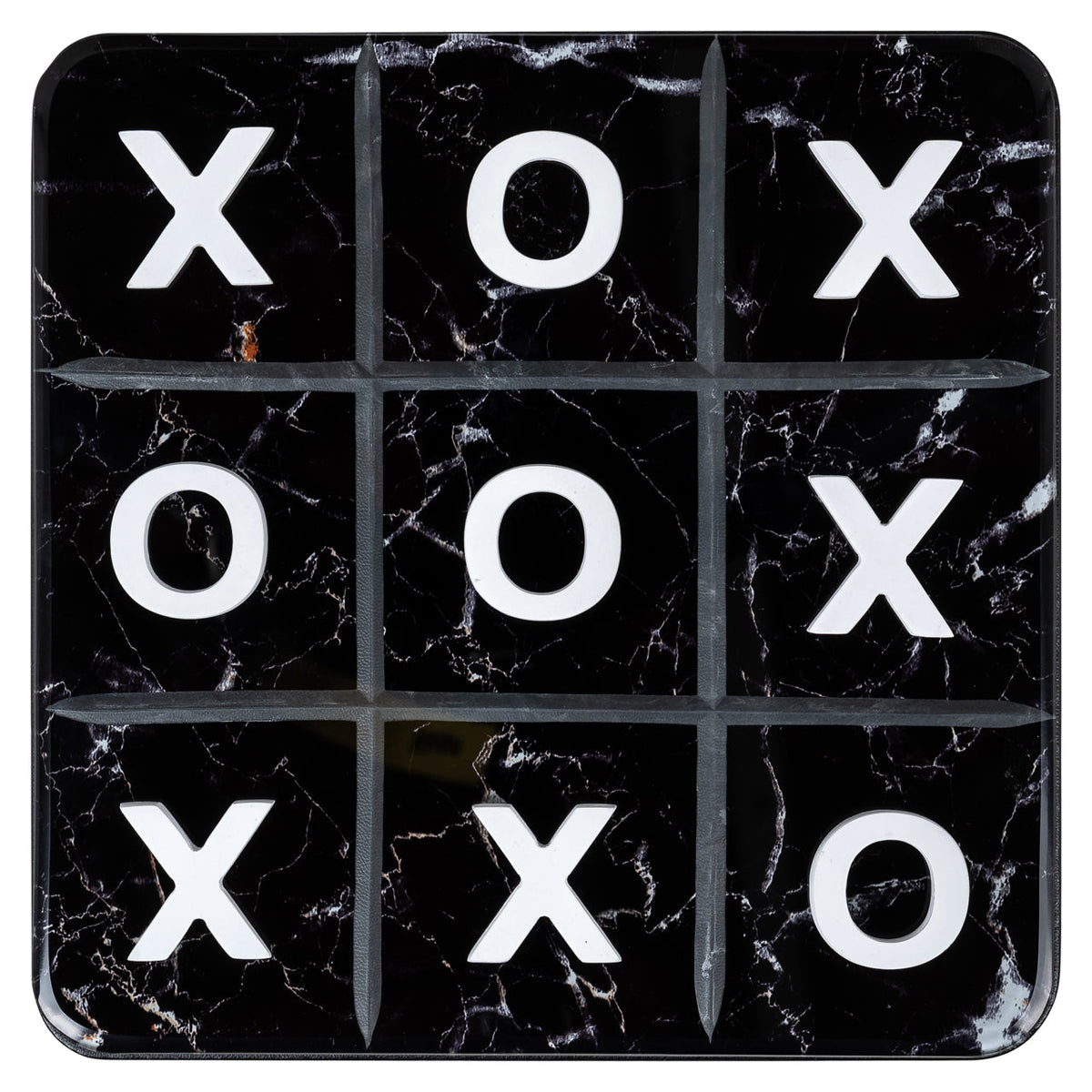 Decoratief spel Trixi black/white Tic-Tac-Toe