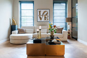 Dienblad Liv black/gold