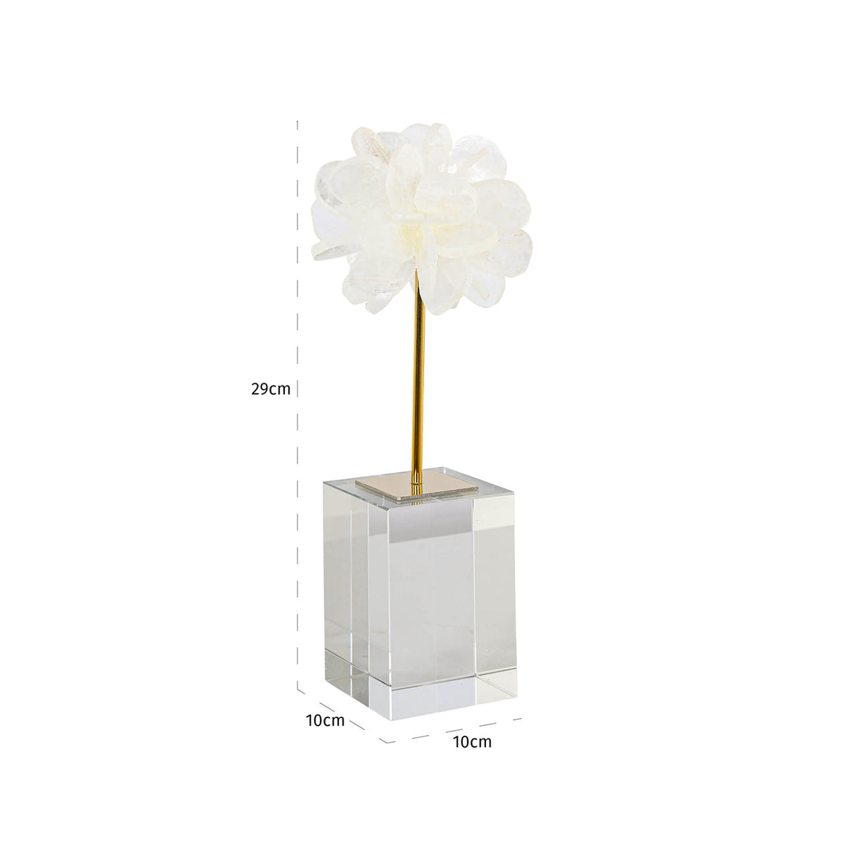 Decoratief object Eline white large
