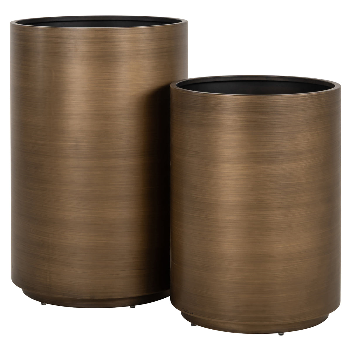 Plantenbak Dira brushed gold 50Ø
