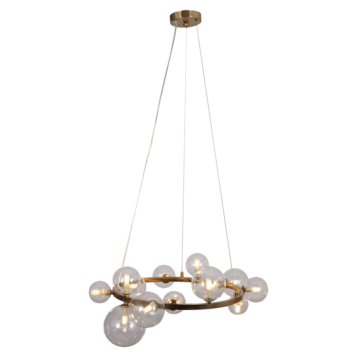 Hanglamp Yosie brushed gold
