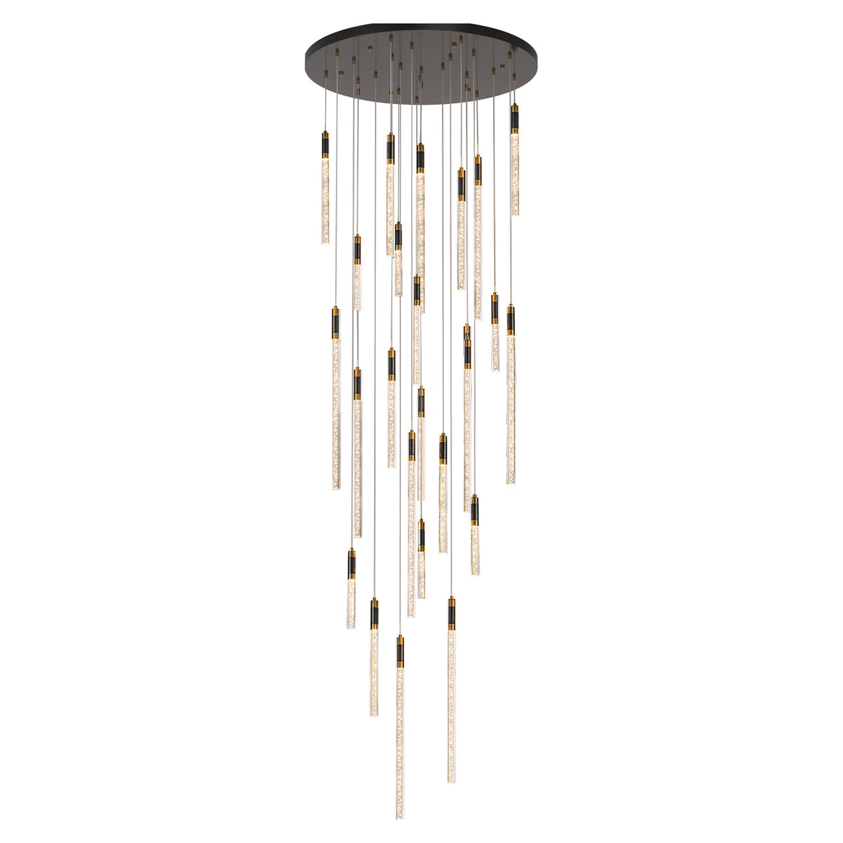Hanglamp Crosley black/gold