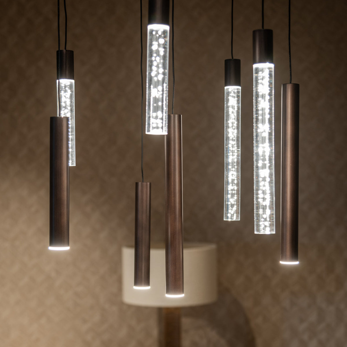 Hanglamp Oxley bronze small