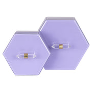 Opbergdoos Jutta purple large