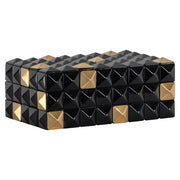 Opbergdoos Velicia black/gold
