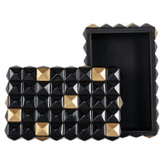 Opbergdoos Velicia black/gold
