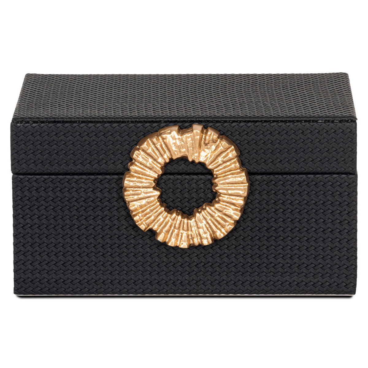 Opbergdoos Amal black/gold small