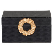 Opbergdoos Amal black/gold small