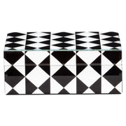 Opbergdoos Silas black/white small