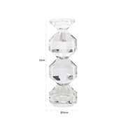 Kandelaar Safia clear transparent small