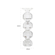 Kandelaar Safia clear transparent large