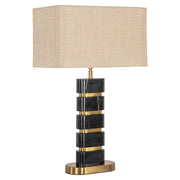 Tafellamp Levina black/gold
