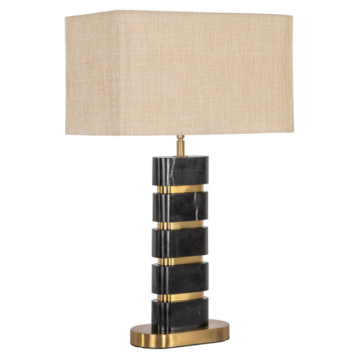 Tafellamp Levina black/gold