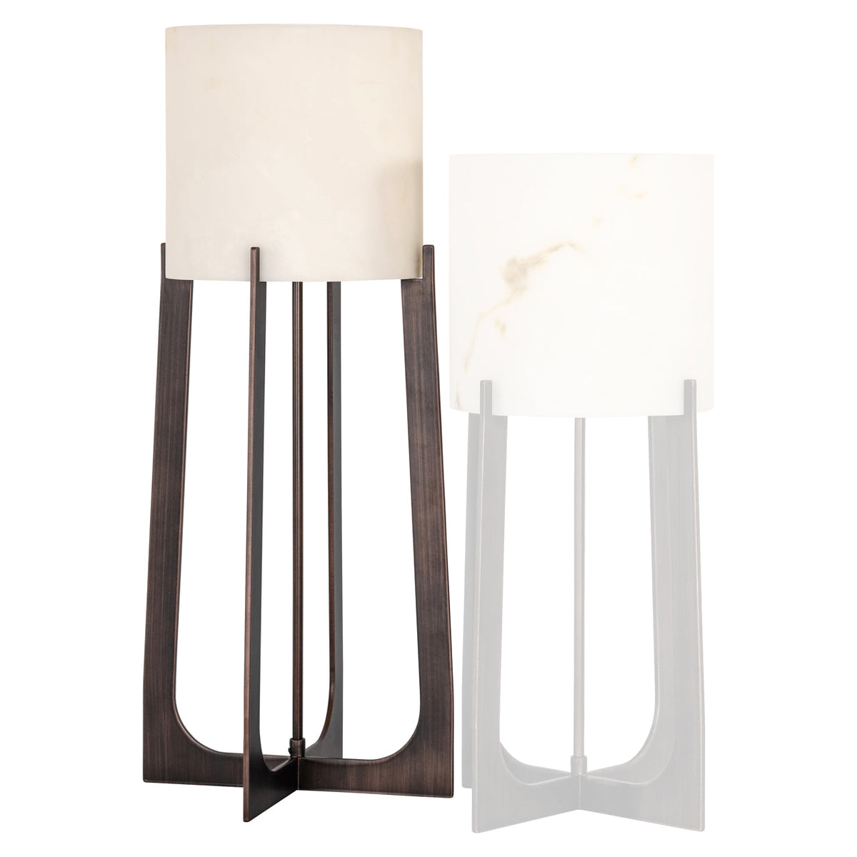 Tafellamp Loura bronze large
