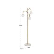 Vloerlamp Janou gold