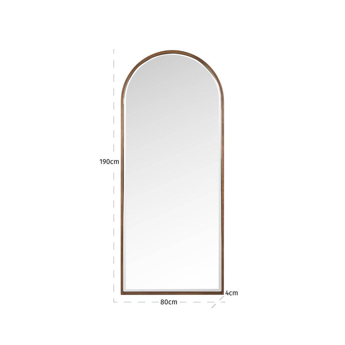 Spiegel Maylinn brushed gold