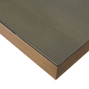 Eettafel Bloomville brass shagreen incl. glass top 230