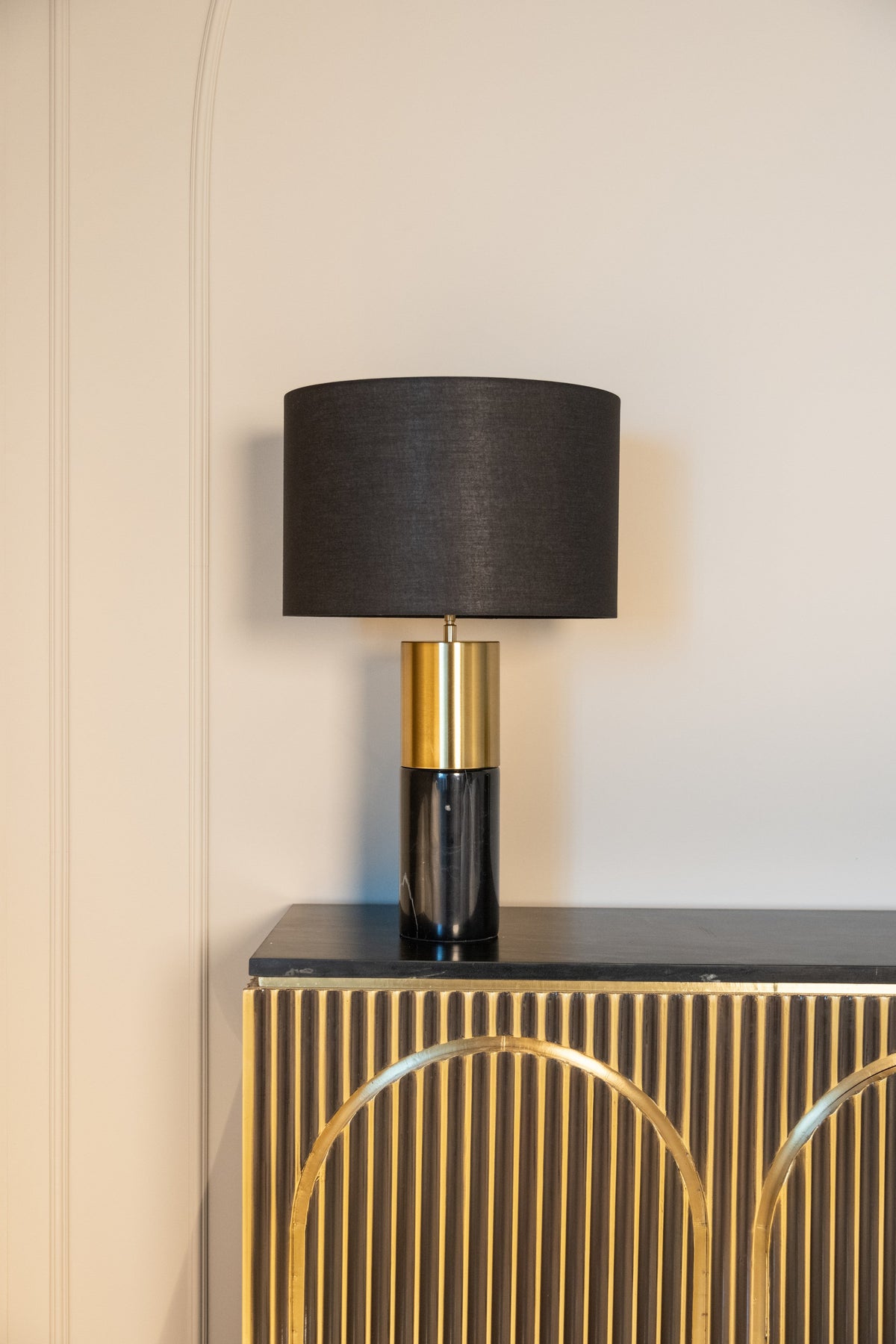 Dressoir Les Arcs brushed gold