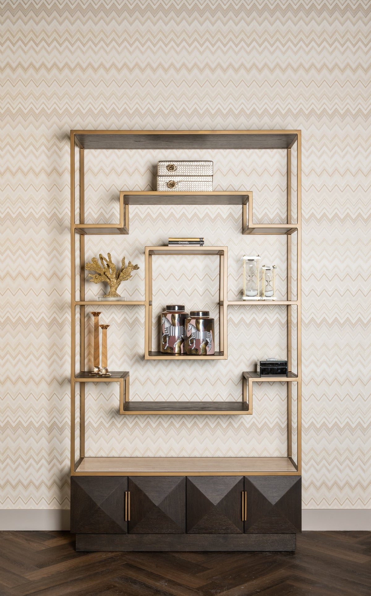 Wandkast Claremont brown