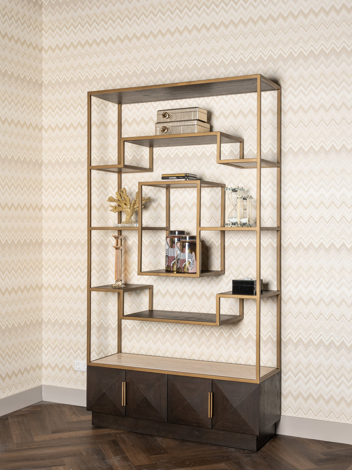 Wandkast Claremont brown