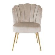 Eetkamerstoel Pippa khaki velvet