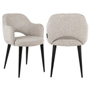 Eetkamerstoel Giovanna natural fancy fire retardant