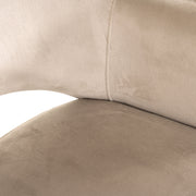Eetkamerstoel Giovanna trendy rose / khaki velvet