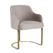 Eetkamerstoel Hadley khaki velvet fire retardant