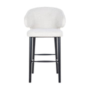 Barstoel Indigo white bouclé