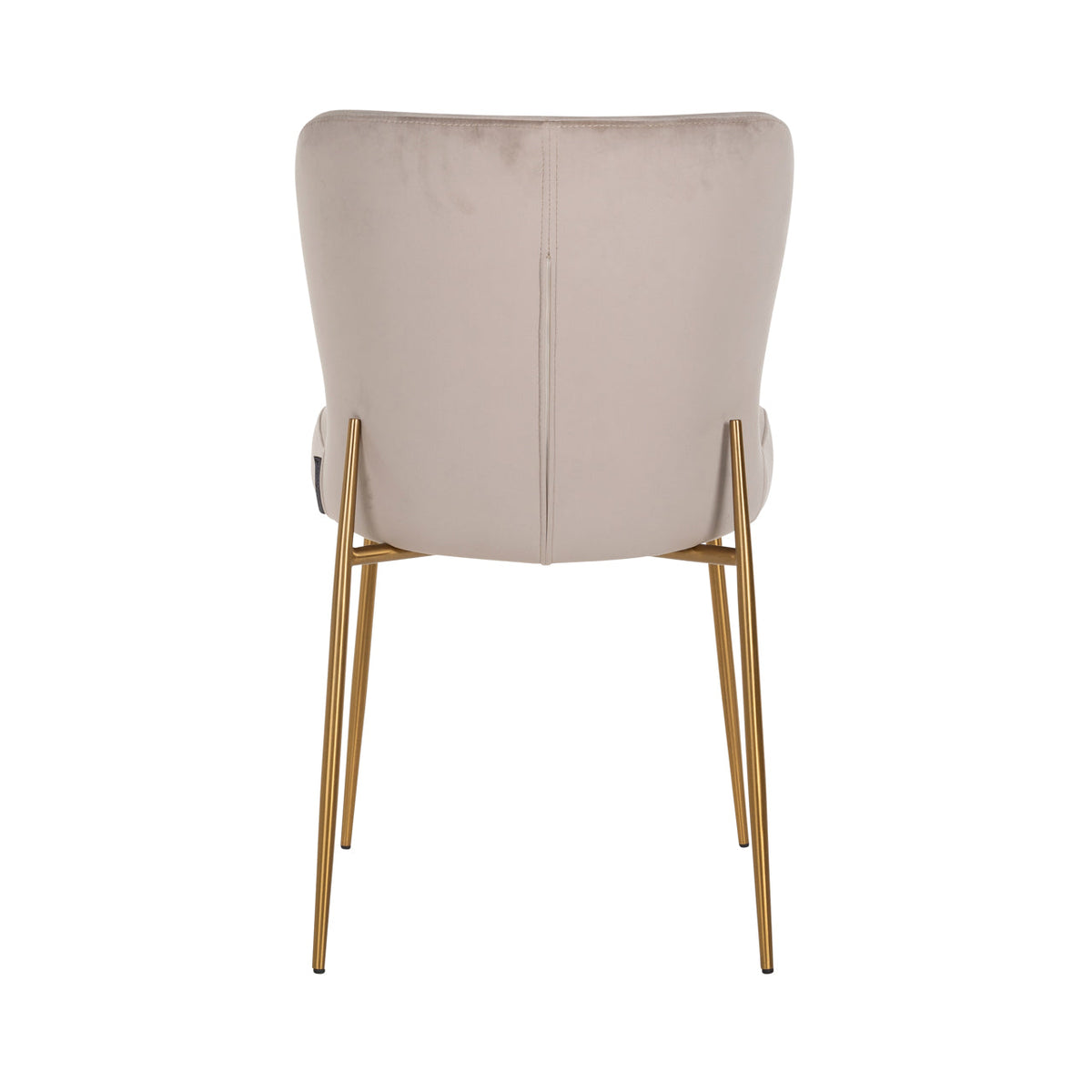 Eetkamerstoel Odessa khaki velvet fire retardant (Set of 2)