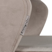 Barstoel Savoy khaki velvet