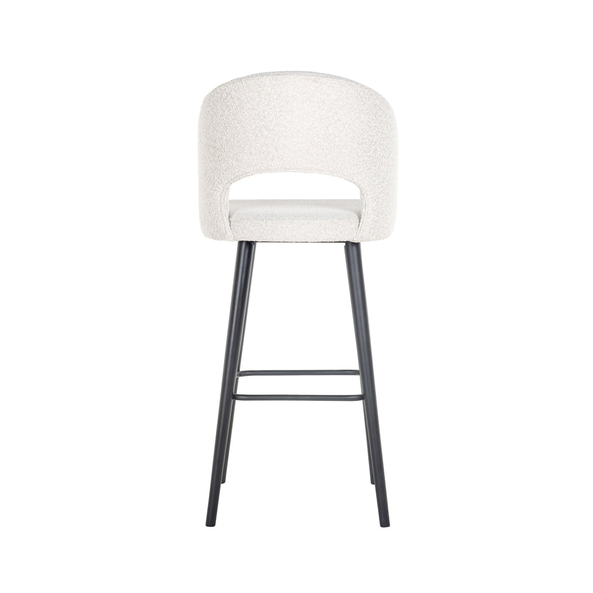 Barstoel Savoy white bouclé