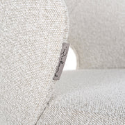 Barstoel Savoy white bouclé