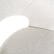Barstoel Savoy white bouclé