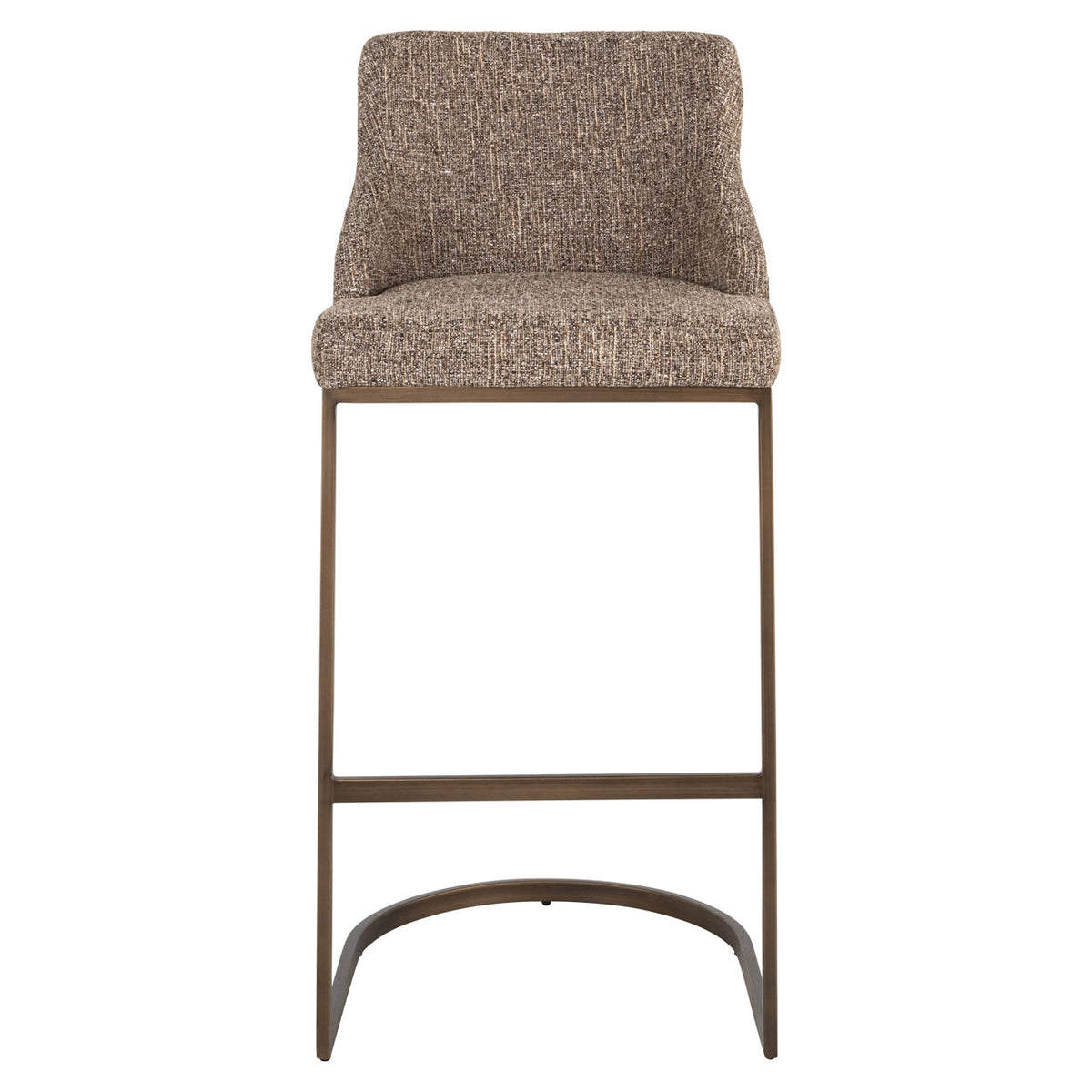 Barstoel Bolton brown tweed (Set of 2)