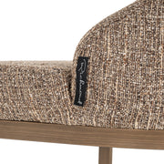Barstoel Bolton brown tweed (Set of 2)