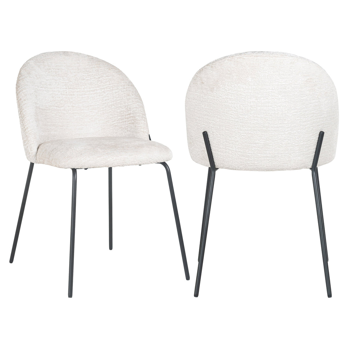 Eetkamerstoel Alyssa cream fusion (Set of 2)