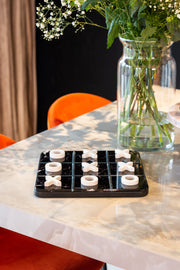 Decoratief spel Trixi black/white Tic-Tac-Toe