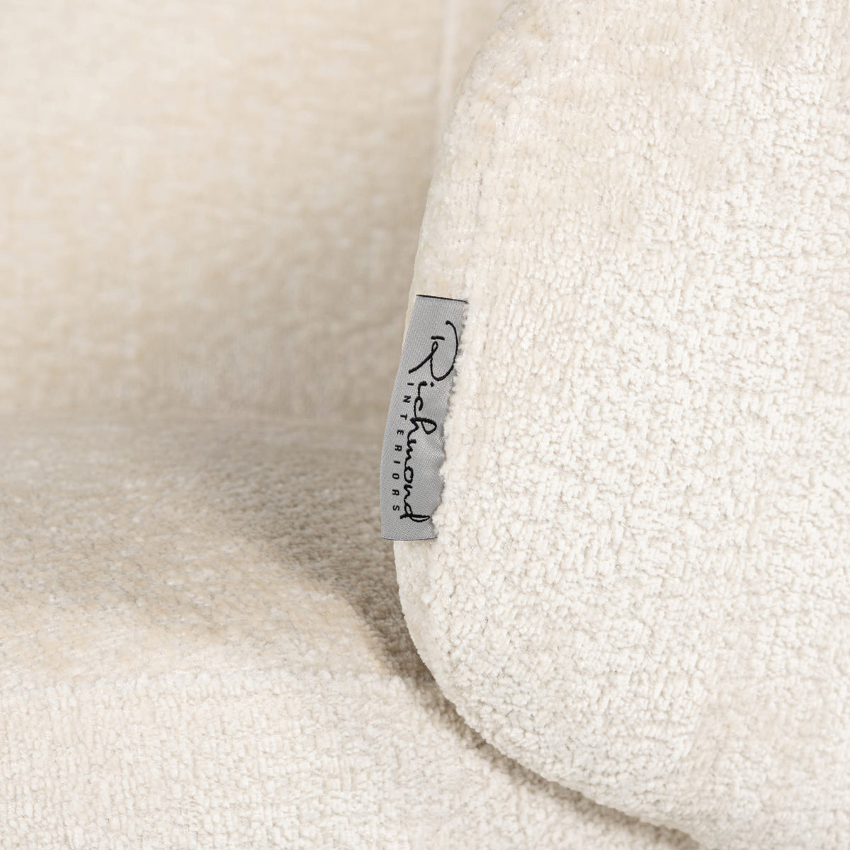 Eetkamerstoel Amphara FR white chenille fire retardant