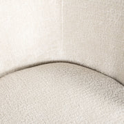 Eetkamerstoel Amphara FR white chenille fire retardant