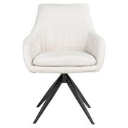 Eetkamerstoel Lisonne cream fusion swivel