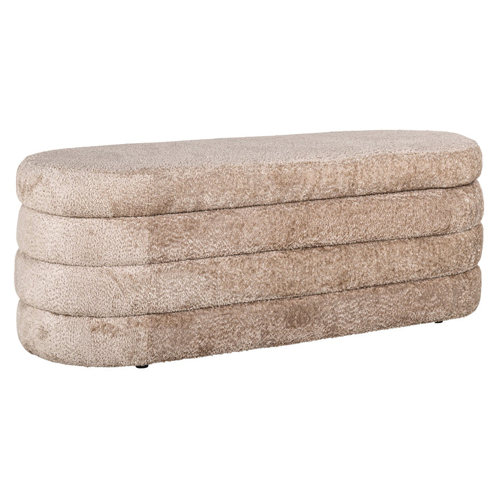 Poef & Voetenbank Camille sheep natural