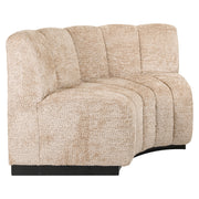 Eetkamer bank Hillpark lovely beige round corner