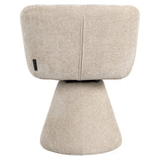 Eetkamerstoel Madeline cream unicorn swivel
