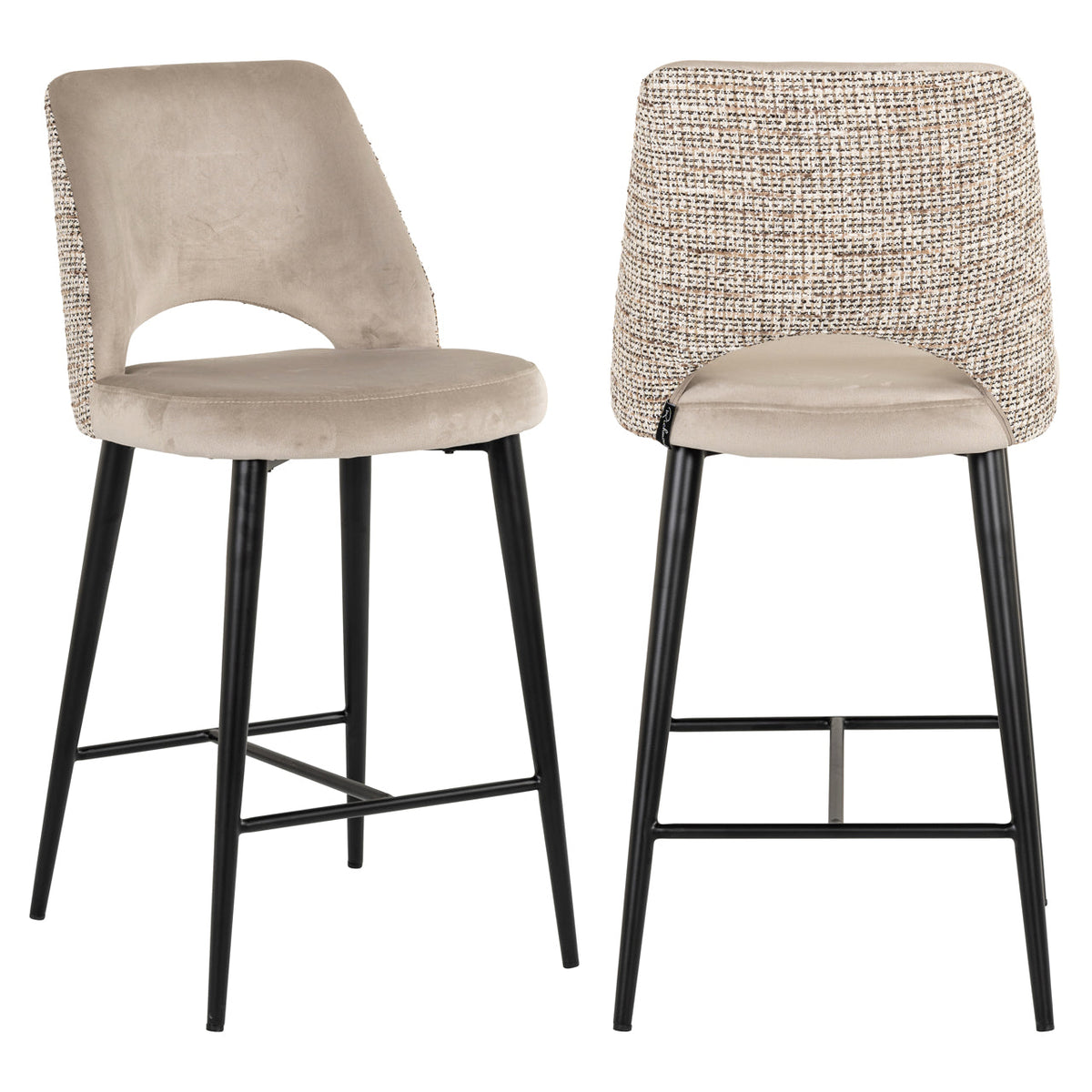 Counterstoel Tabitha trendy nature fire retardant