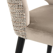 Counterstoel Tabitha trendy nature fire retardant
