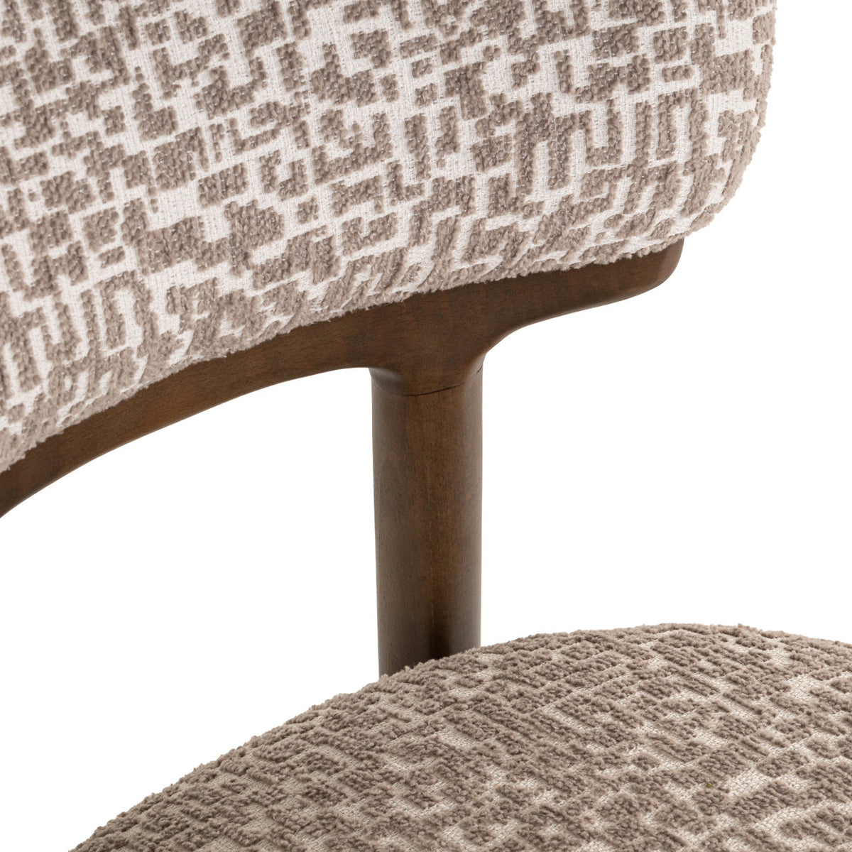 Eetkamerstoel Basker natural geo (Set of 2)