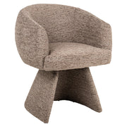 Eetkamerstoel Quiriro mocca linear swivel