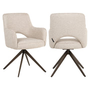 Eetkamerstoel Ginerva biscotti swivel