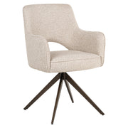 Eetkamerstoel Ginerva biscotti swivel